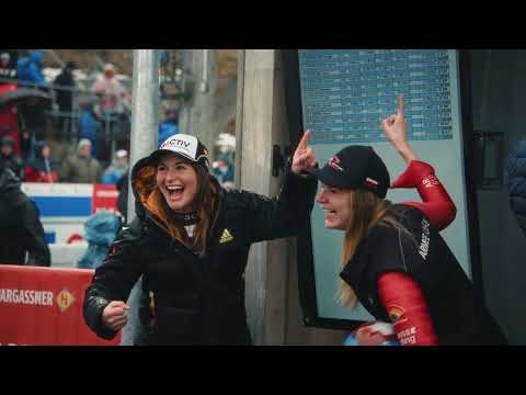 Portrait Luge World Champion Julia Taubitz preparing for the Home Game